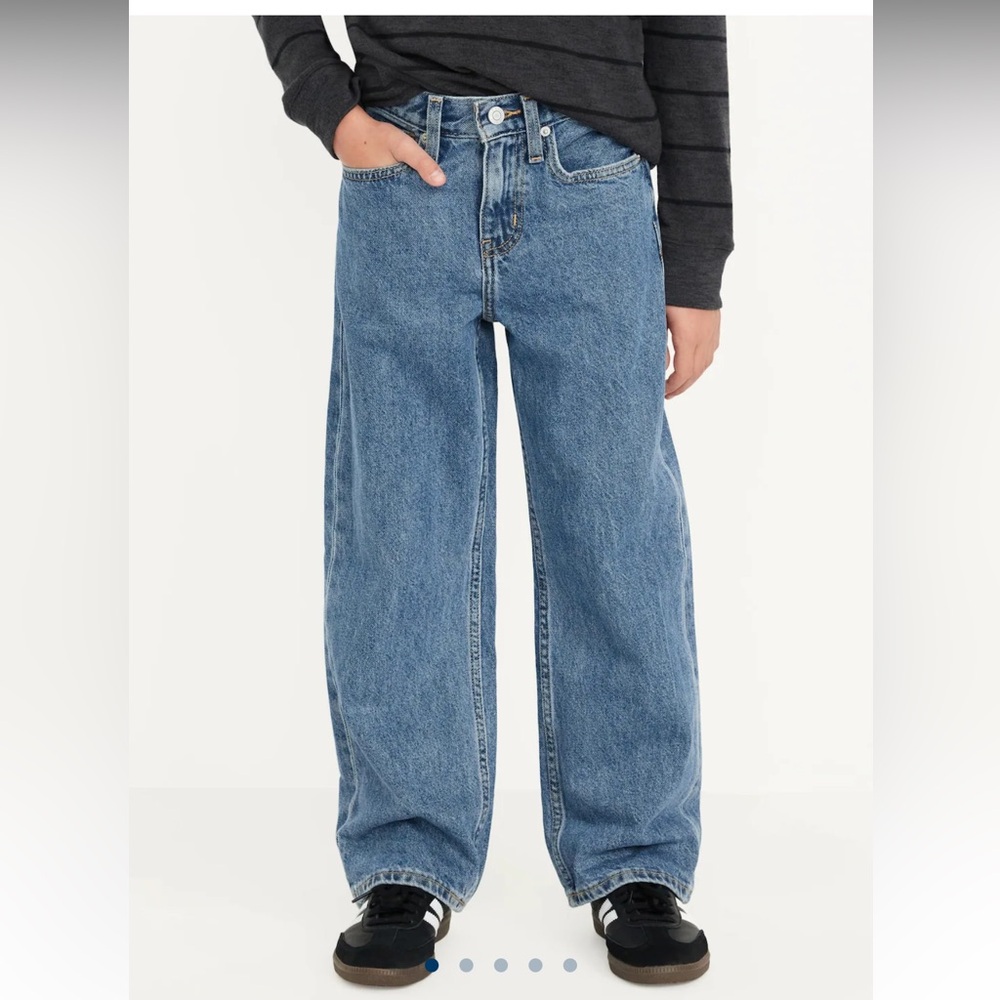 🟢3/$15 Old Navy Boys Baggy Jeans | Size 14 | Adjustable Waist - Picture 2 of 11